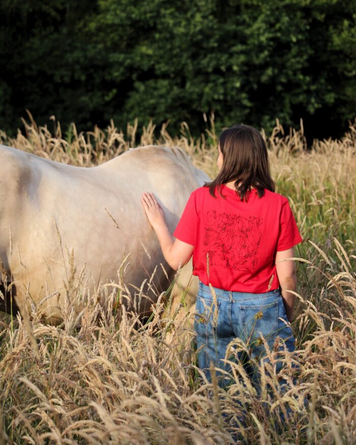 HORSE FIRST - rouge